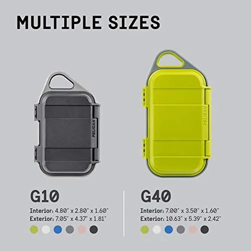 Pelican Go G10 Case (White/Aqua) | Watertight Impact & Dust Proof (70-120 chars) thumbnail 6