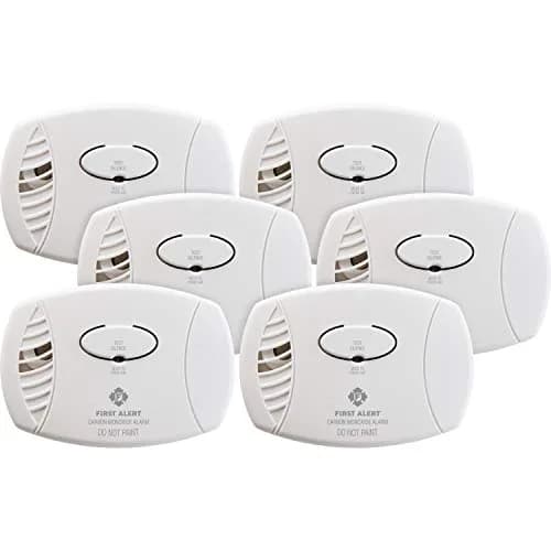 First Alert Battery Carbon Monoxide Alarm CO400 6-Pack | Essential Home Safety thumbnail 1