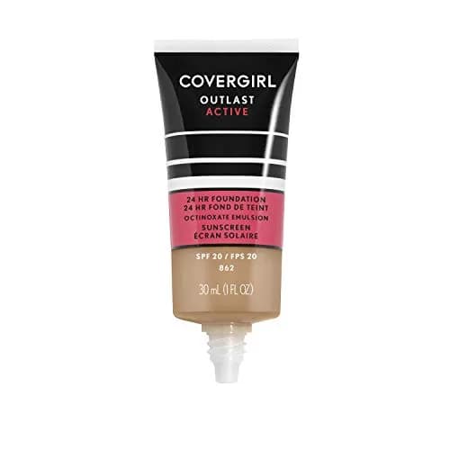 COVERGIRL Outlast Active Foundation, Natural Tan, 1 Ounce | Sweat-proof, 24H Wear, Pore-Friendly thumbnail 2