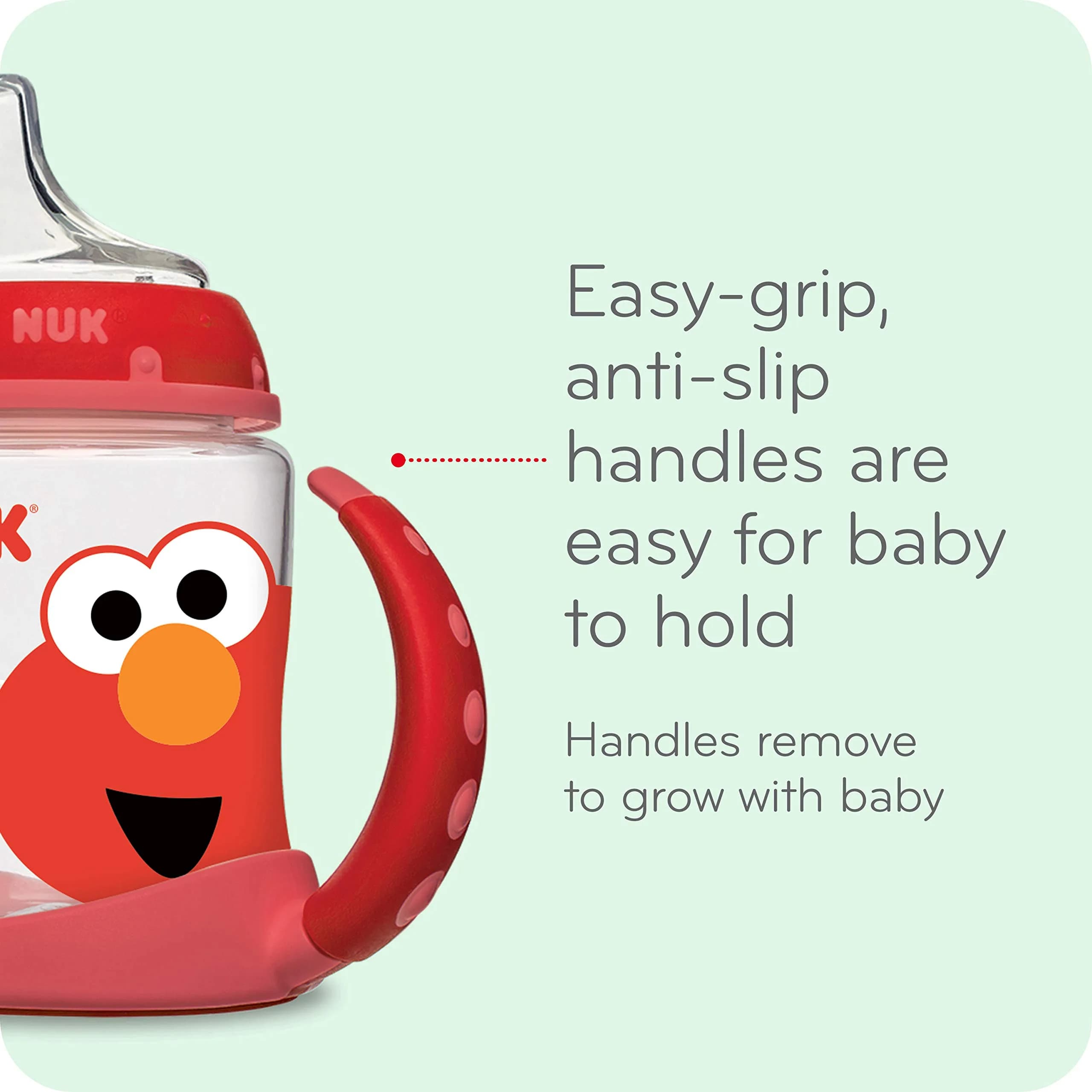 NUK Disney Elmo Learner Spill Proof Sippy Cup, 5 Oz | BPA-Free - view 3