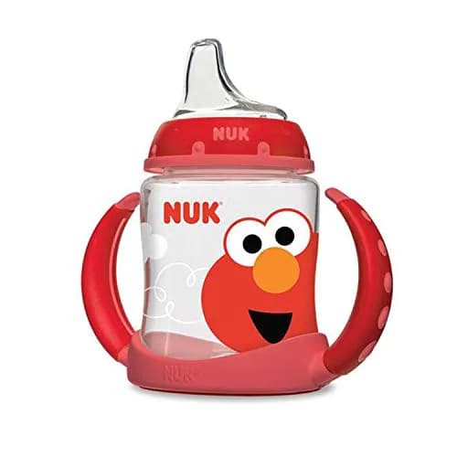 NUK Disney Learner Spill Proof Sippy Cup, Mickey Mouse, 5 Oz (150 mL) | BPA-Free — Elmo / 5 Ounces