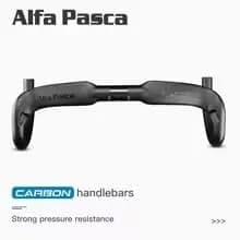 Alfa Pasca Carbon Fiber Road Bike Handlebars 31.8 x 420mm | UD Matte Aero Drop Bars thumbnail 6