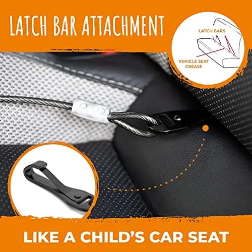 Mighty Paw Dog Seat Belt Vehicle - Chew-Proof 32" | Heavy-Duty Car Safety for Teething Puppies thumbnail 4