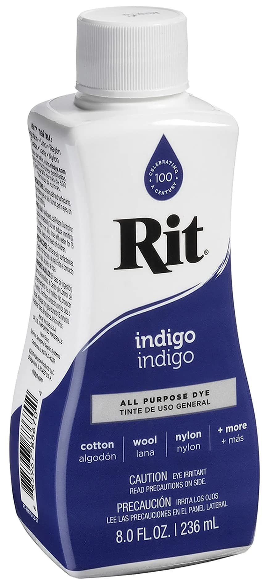 Rit All-Purpose Liquid Fabric Dye, Indigo - Vibrant Color for All Fabrics - view 2