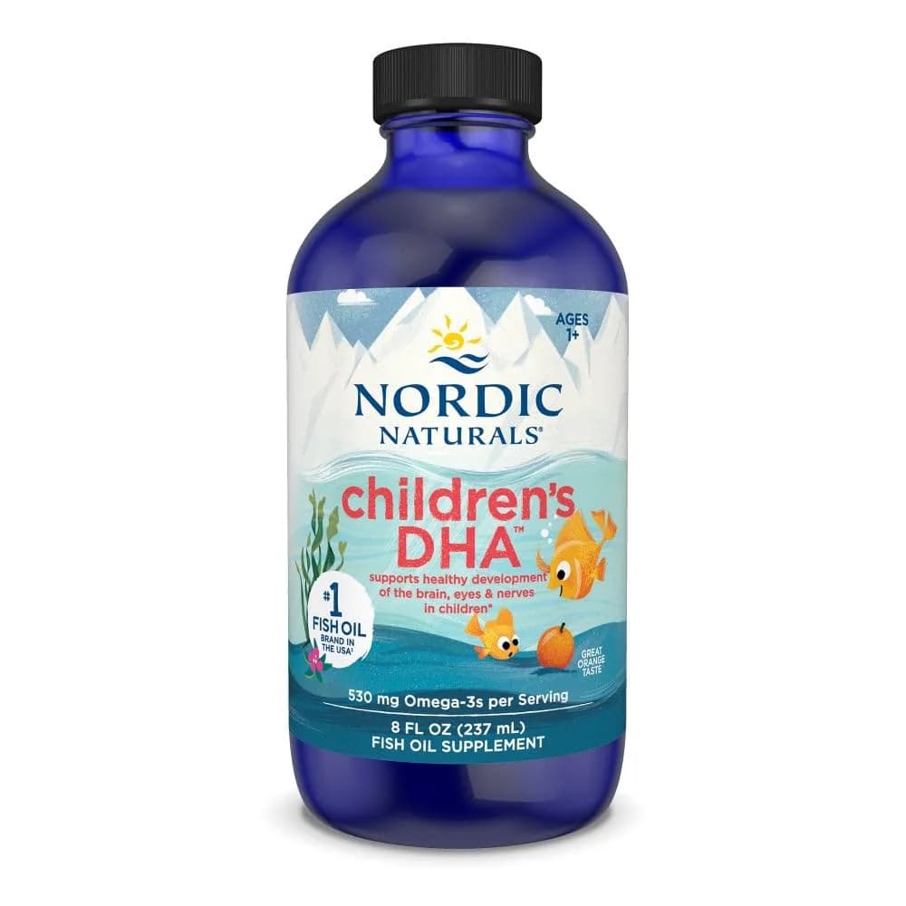 Nordic Naturals Children's DHA 8 oz | Strawberry Omega-3 Fish Oil for Kids — 8 Fl Oz