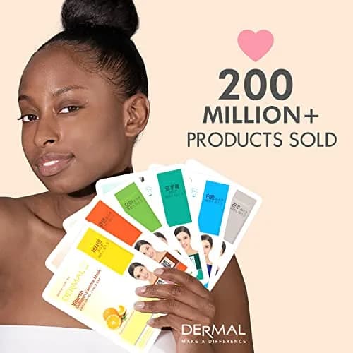 DERMAL 32 Collagen Korean Essence Sheet Mask Variety Pack, A+B Set (32 Count, 28.91ml Total) thumbnail 2