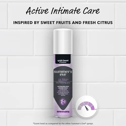Summer's Eve Ultra Feminine Deodorant Spray 2 Oz (6 Fl Oz) | Gynecologist-Tested for Sensitive Skin thumbnail 4