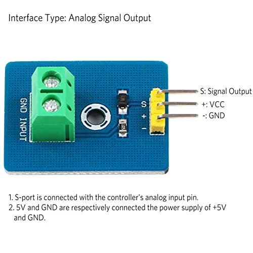 MakerHawk 4pcs Analog Ceramic Piezo Vibration Sensor Module 3.3V/5V | Detects Vibration Extent thumbnail 3