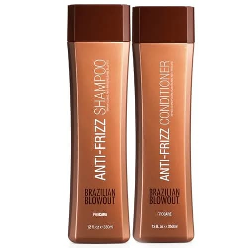 Brazilian Blowout Anti-Frizz Shampoo & Conditioner 12 Fl Oz | Paraben & Sulfate Free, Frizz Control thumbnail 1