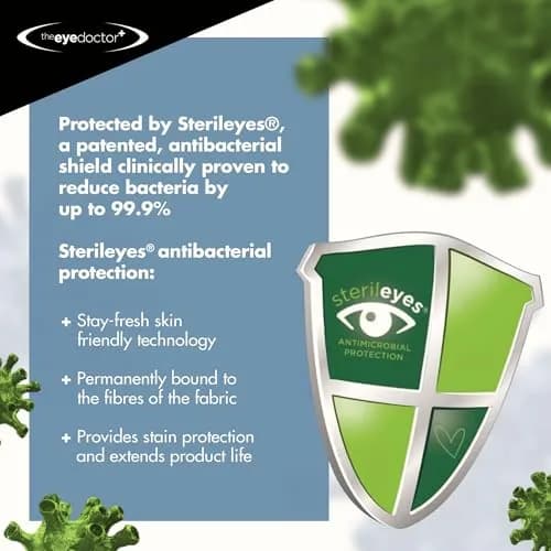 The Eye Doctor Hot Compress for Eye - Helps Dry Eye & Blepharitis - Reusable Eye Mask - Heated Eye Mask for Dry Eyes - Warm Compress for Dry Eyes - Heated Eye Mask for Stye | Adjustable & Microwave Safe thumbnail 9