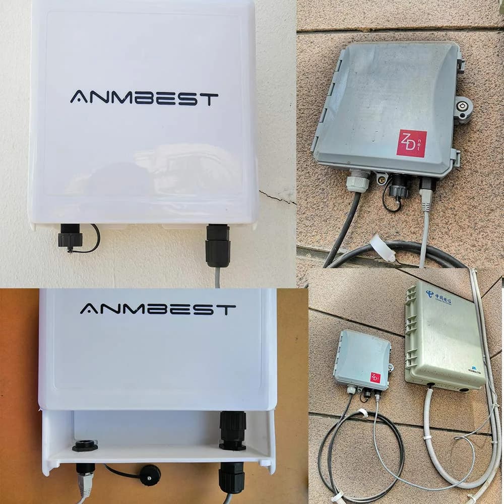 ANMBEST Shielded RJ45 Waterproof CAT6 Ethernet Connector 5PCS | IP67 Rated for Industrial Use - view 7