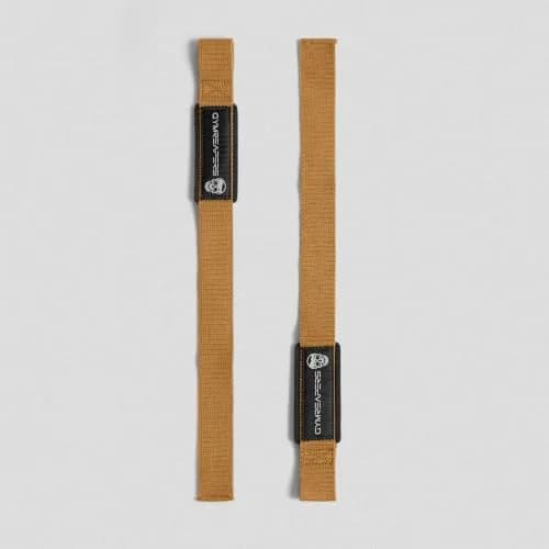 Gymreapers Lifting Wrist Straps with Neoprene Padding & 18" Cotton - Desert Tan | Secure Grip for Deadlifts & Weight Training thumbnail 2