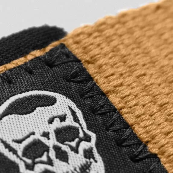 Gymreapers Lifting Wrist Straps with Neoprene Padding & 18" Cotton - Desert Tan | Secure Grip for Deadlifts & Weight Training thumbnail 3