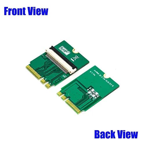 Mustpoint NGFF (M.2) Key A/E to PCI-E x1 + USB Riser Card 15cm & 25cm Cables | Support PCIe 1X/4X/8X/16X, USB 2.0, Windows 7+ thumbnail 4