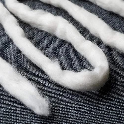 AMOZA Organic Cotton Sliver 13 Feet | Unbleached, Non-pesticide, Made in Japan thumbnail 7