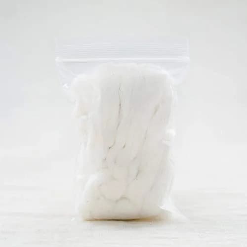 AMOZA Organic Cotton Sliver 13 Feet | Unbleached, Non-pesticide, Made in Japan thumbnail 3