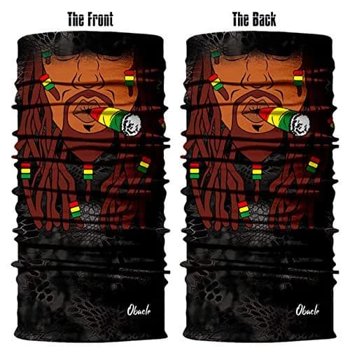 Obacle Motorcycle Face Mask Sun UV Dust Wind Protection Tube Mask Seamless Bandana Face Mask for Men Women Bike Riding Cycling Biker Fishing Outdoor Festival thumbnail 3