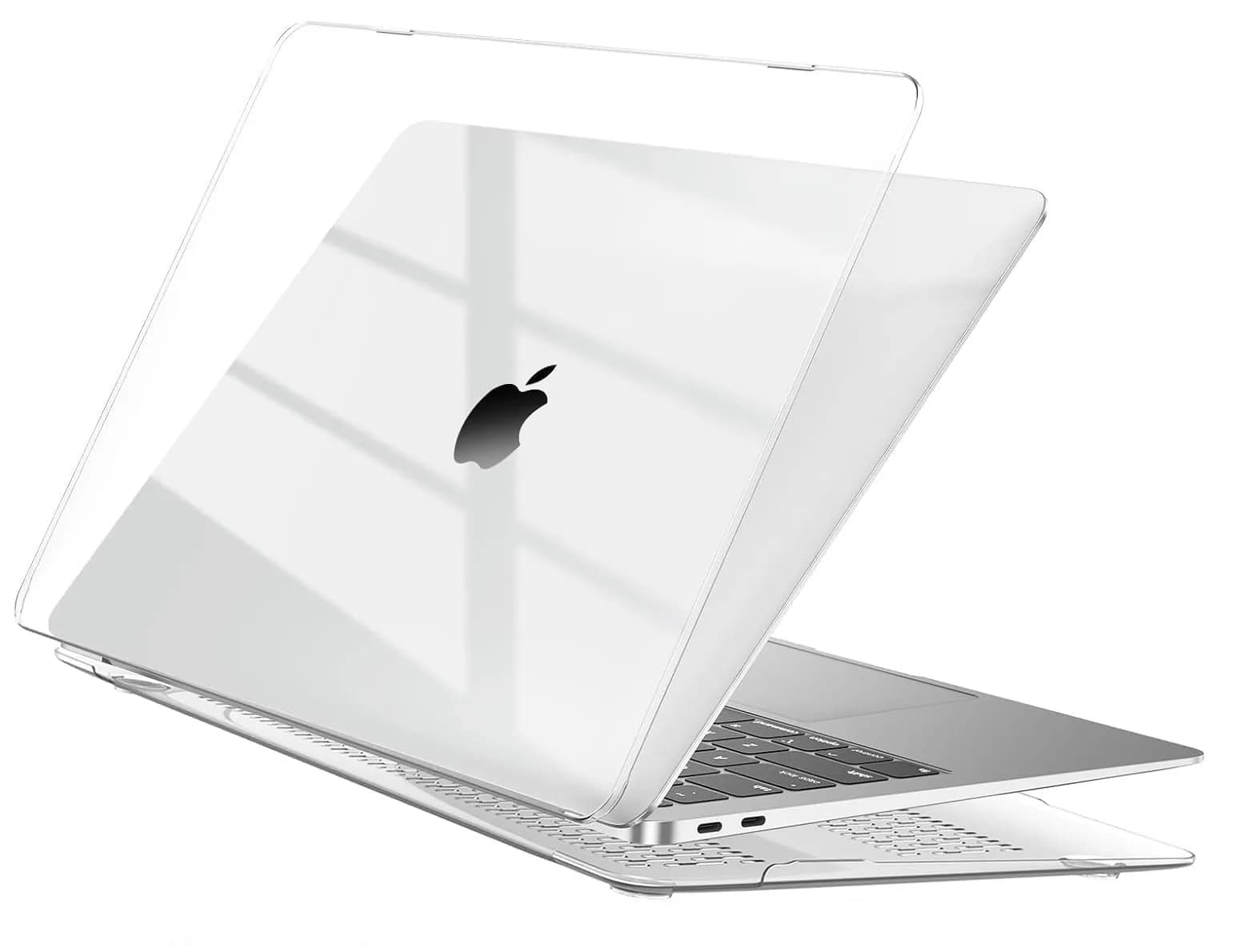 EooCoo Crystal Clear Hard Shell Case for MacBook Air 13-inch M1 (A2337/A2179/A1932) | Protects from Scratches & Dents - main product image