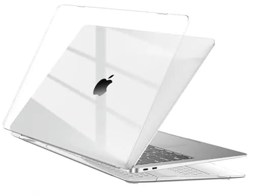 EooCoo Crystal Clear Hard Shell Case for MacBook Air 13-inch M1 (A2337/A2179/A1932) | Protects from Scratches & Dents thumbnail 1