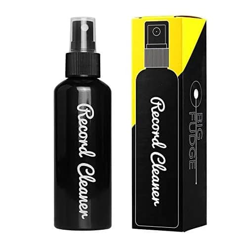 Big Fudge Record Cleaning Solution 100ml (3.4 Fl Oz) | Safe for All Vinyl Records — 3.4 Fl Oz