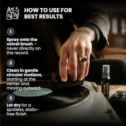 Big Fudge Record Cleaning Solution 100ml (3.4 Fl Oz) | Safe for All Vinyl Records thumbnail 4