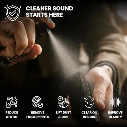 Big Fudge Record Cleaning Solution 100ml (3.4 Fl Oz) | Safe for All Vinyl Records thumbnail 1