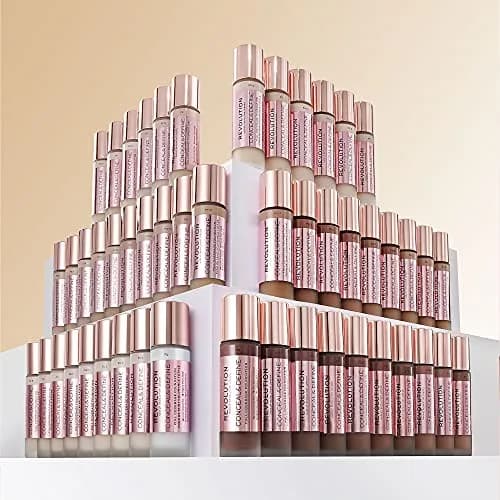 Revolution Beauty London Conceal and Define Foundation 0.7 Fl Oz | Full Coverage Matte Finish for Dark Skin Tones thumbnail 5