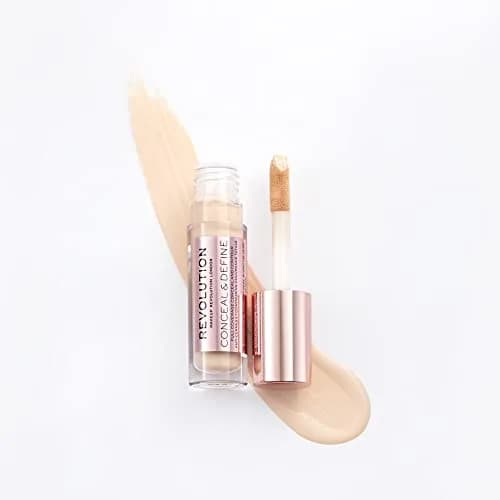 Revolution Beauty London Conceal and Define Foundation 0.7 Fl Oz | Full Coverage Matte Finish for Dark Skin Tones thumbnail 3
