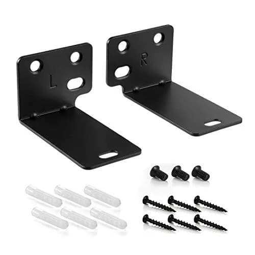 Dinghosen Soundbar Wall Mount Bracket for Samsung, Sony, LG, Vizio, Bose, JBL, TCL, Yamaha, Sonos, RCA | Stainless Steel, Black thumbnail 2
