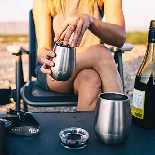 YETI Plastic Rambler MagSlider Lid for 10 oz Wine Tumbler | Spill-Resistant Magnetic Closure thumbnail 6