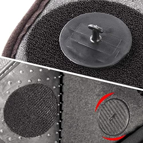 OTUAYAUTO 4PCS Floor Mat Clips with T-Hook Anchor for BMW Velour Carpet | Vehicle Specific Fit thumbnail 5