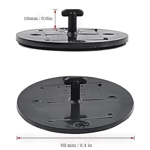 OTUAYAUTO 4PCS Floor Mat Clips with T-Hook Anchor for BMW Velour Carpet | Vehicle Specific Fit thumbnail 3