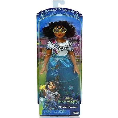 Disney Encanto Mirabel Madrigal Fashion Doll with Dress, Shoes & Glasses, 25cm (9.84 inches) | Authentic Film-Inspired Role Play Toy thumbnail 4
