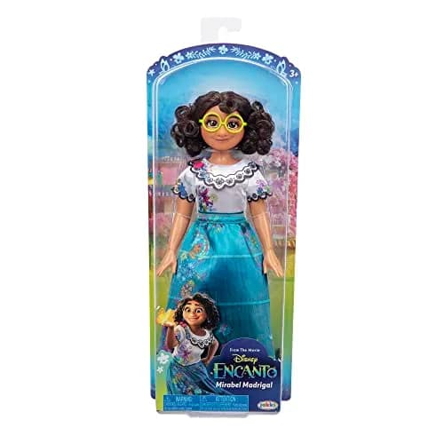 Disney Encanto Mirabel Madrigal Fashion Doll with Dress, Shoes & Glasses, 25cm (9.84 inches) | Authentic Film-Inspired Role Play Toy thumbnail 5