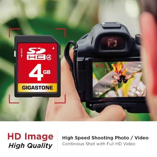 Gigastone 4GB SDHC Memory Card | Class 4 Speed Up to 20MB/s thumbnail 4