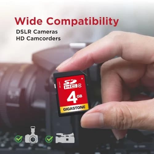 Gigastone 4GB SDHC Memory Card | Class 4 Speed Up to 20MB/s thumbnail 6