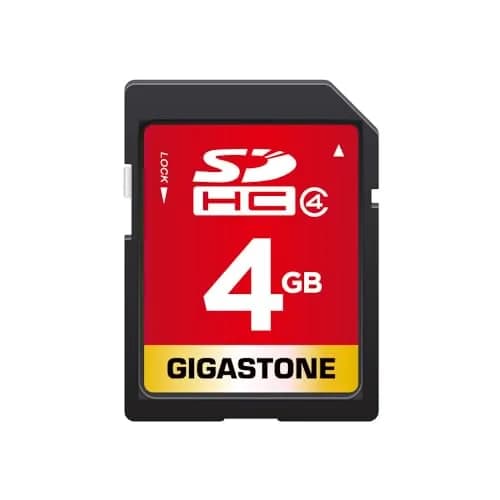 Gigastone 4GB SDHC Memory Card | Class 4 Speed Up to 20MB/s thumbnail 1