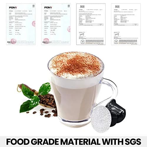 CAPMESSO Aluminum Coffee Pod Seal Lids for Nespresso Original Line Capsules, 120PCS | Reusable Coffee Filter Alternative thumbnail 8