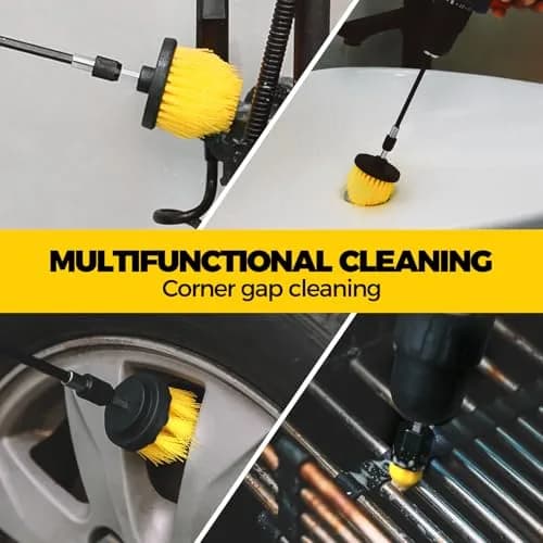 Holikme Drill Brush Set 11 Pieces | Deep Surface & Grout Cleaning with Power Scrubber (70-120 chars) thumbnail 2