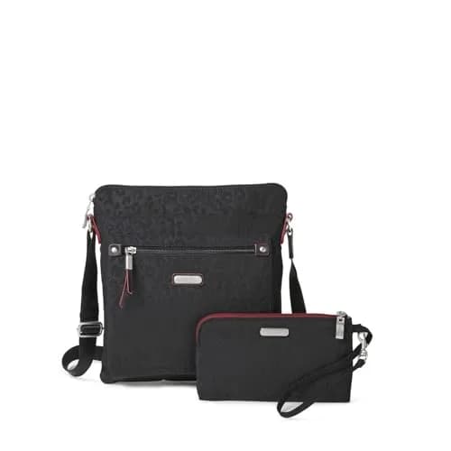 Baggallini Go Bagg with RFID Wristlet - Lightweight Travel Crossbody Bag for Women thumbnail 1