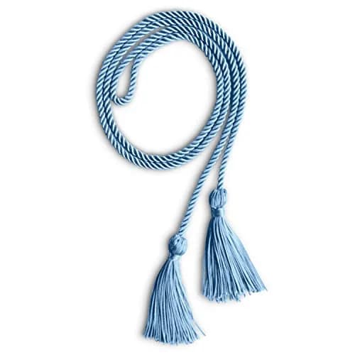 Endea Graduation Single Honor Polyester Cord Light Blue | 67-inch Academic Achievement Cord thumbnail 5