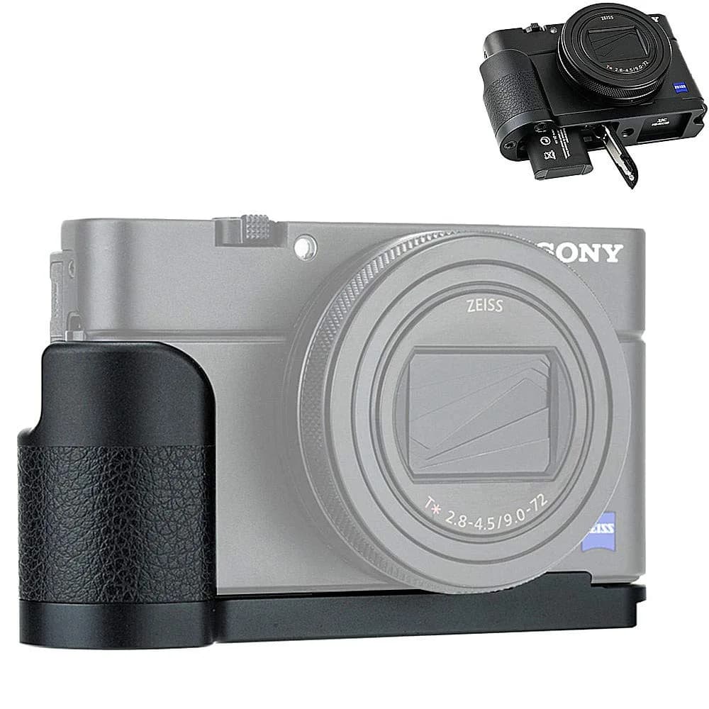 JJC Metal Hand Grip Holder Handle for Sony RX100 Series Cameras, 58g (2 oz) | Secure Grip & Easy Access thumbnail 1