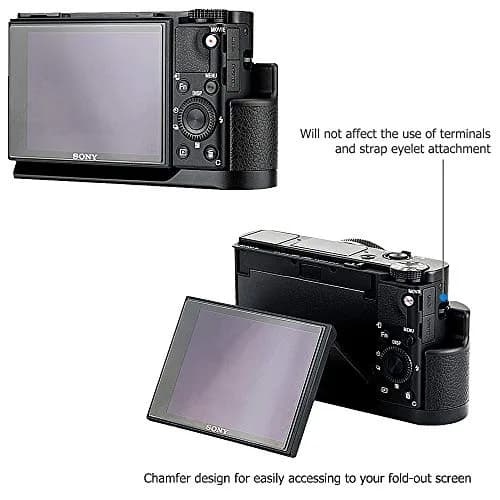 JJC Metal Hand Grip Holder Handle for Sony RX100 Series Cameras, 58g (2 oz) | Secure Grip & Easy Access thumbnail 5