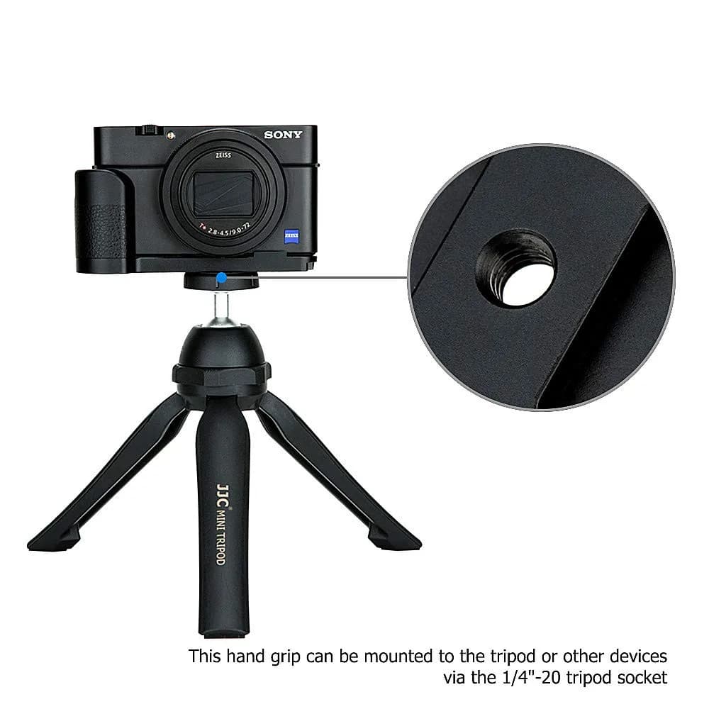 JJC Metal Hand Grip Holder Handle for Sony RX100 Series Cameras, 58g (2 oz) | Secure Grip & Easy Access thumbnail 8