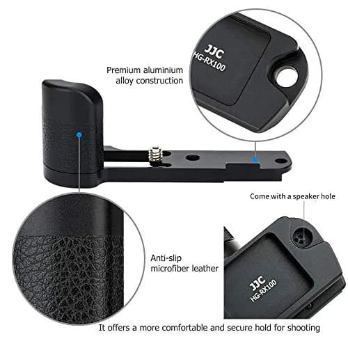 JJC Metal Hand Grip Holder Handle for Sony RX100 Series Cameras, 58g (2 oz) | Secure Grip & Easy Access thumbnail 3