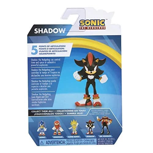JAKKS Pacific Sonic The Hedgehog Shadow Action Figure 2.5 Inch | Articulated for Ultimate Pose Ability thumbnail 7
