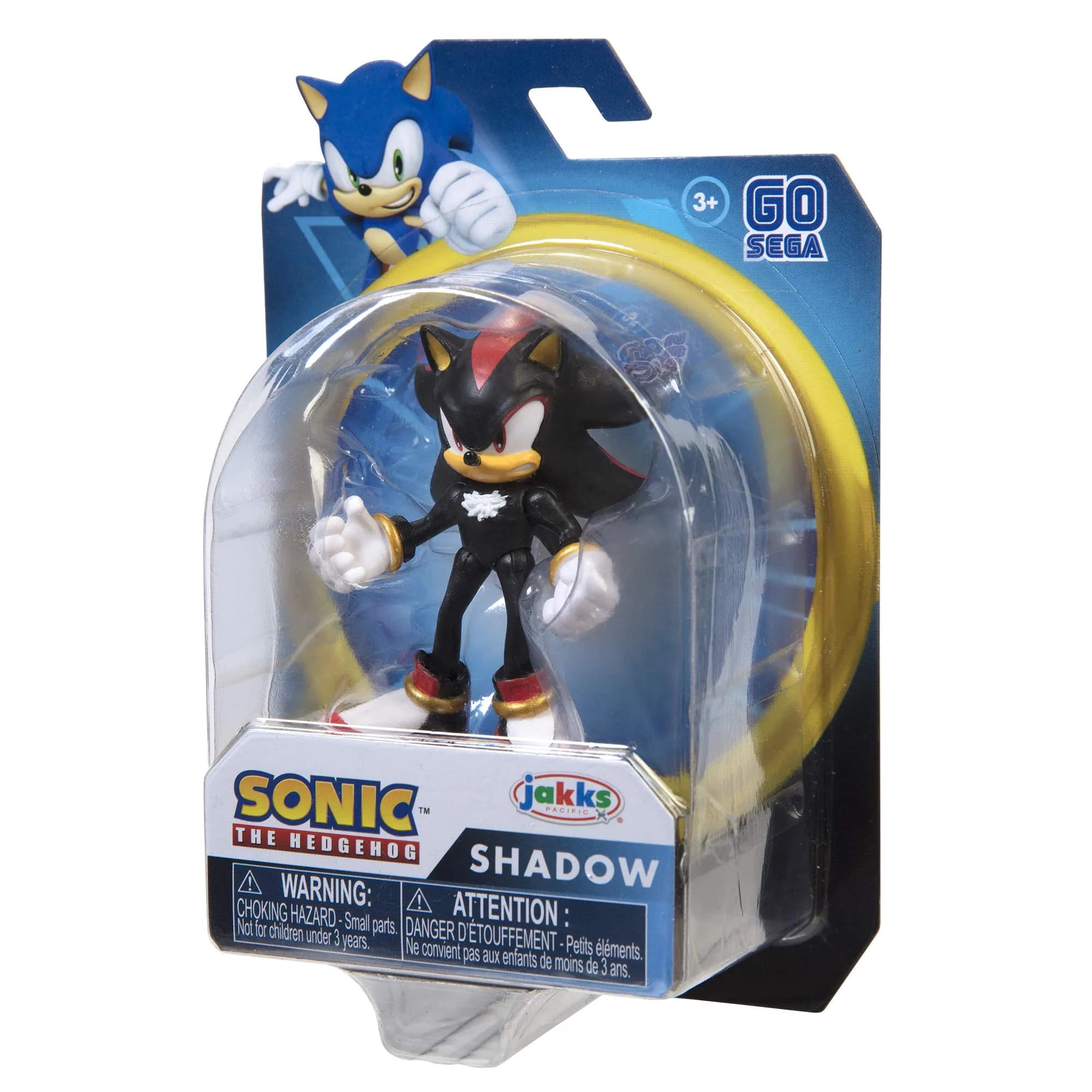 JAKKS Pacific Sonic The Hedgehog Shadow Action Figure 2.5 Inch | Articulated for Ultimate Pose Ability - view 9