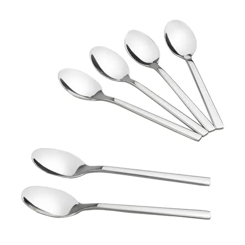 Doryh 12-Piece Stainless Steel Teaspoons | Small Dessert Spoons, Mirror Finish, Dishwasher Safe thumbnail 7