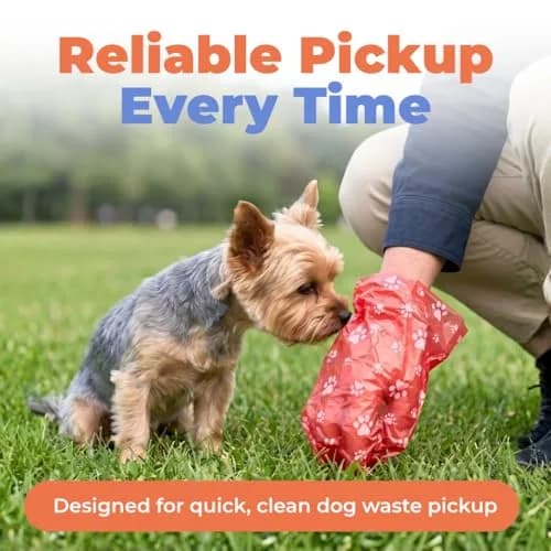Best Pet Supplies Poop Bags for Dogs - Assorted Colors, 900 Count | Heavy-Duty Leak-Resistant Waste Bags thumbnail 2