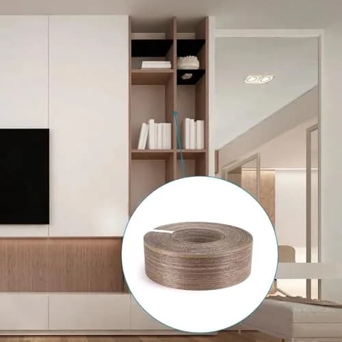 Skelang Walnut Wood Veneer Edge Banding 2" (5.1cm) x 50' (15.24m) Roll | Real Wood Finish for Plywood & MDF thumbnail 9